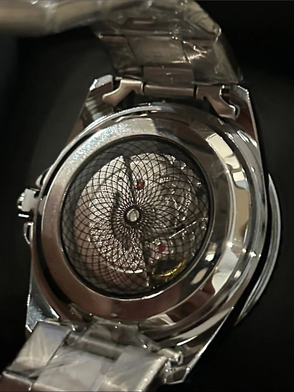 Automatic Stainless Steel Mechanical Watch - Silver